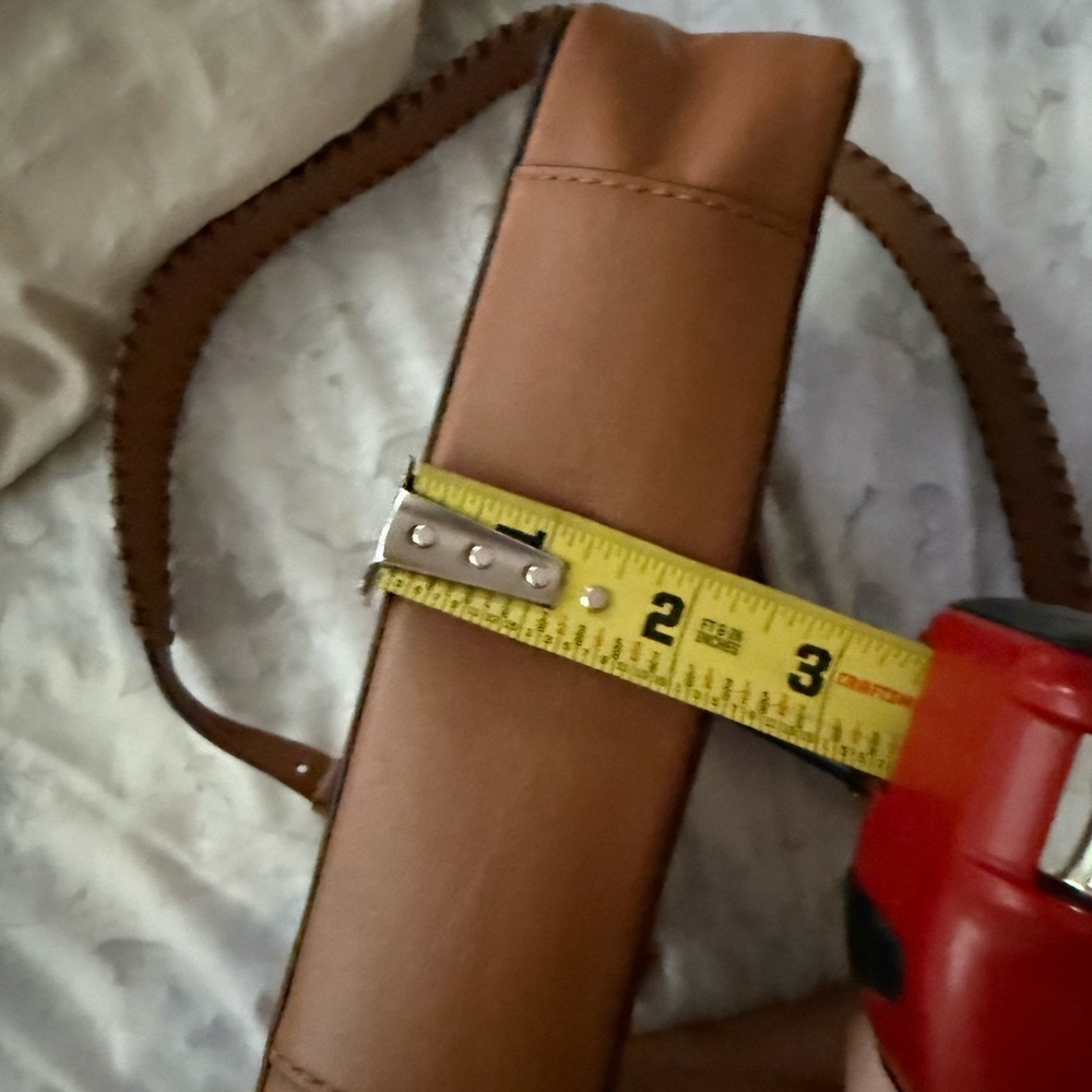 Michael Kors Tan Leather Shoulder Bag with Braided Detailing - Picture 7 of 7